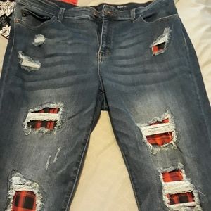 Judy Blue Buffalo Plaid